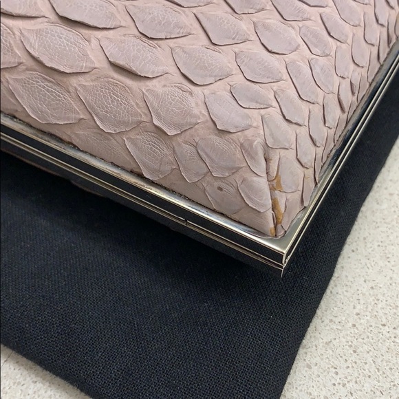 CHANEL PYTHON BOX CLUTCH - Picture 6 of 8